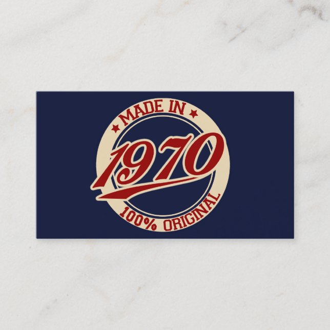 Cartão De Visita Feito Em 1970 (Frente)