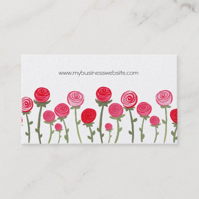 Cartão de visita feito sob encomenda bonito (Frente)