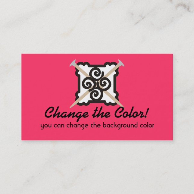 Cartão de visita feito sob encomenda da cor do fio (Frente)