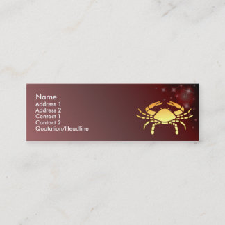 Cartão de visita feito sob encomenda do sinal do