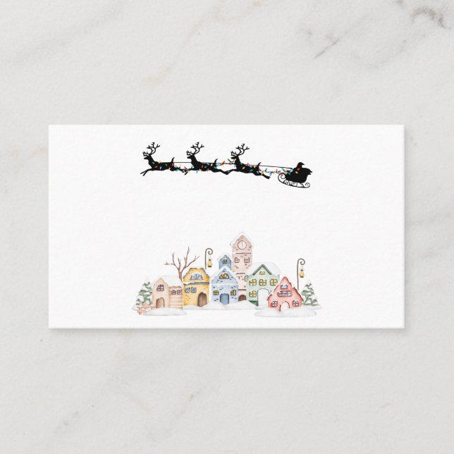 Cartão De Visita Feliz Natal (Frente)