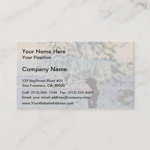 Cartão De Visita Ferdinand Hodler - Árvore selvagem perto do lago