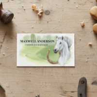 Ferferradura Estável de Ferreira de Aquarela Horse