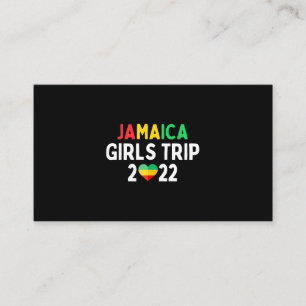 Cartão De Visita Férias De Verão Para Mulheres Jamaica, Viagem De M