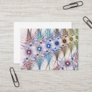 Cartão De Visita Ferns'N Flowers Abstrato