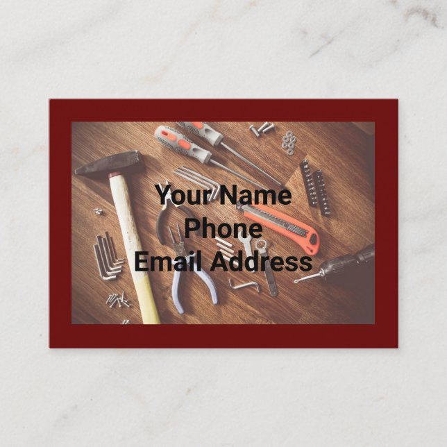 Cartão De Visita Ferramentas (Frente)