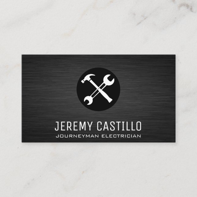 Cartão De Visita Ferramentas | Construção de hardware (Frente)