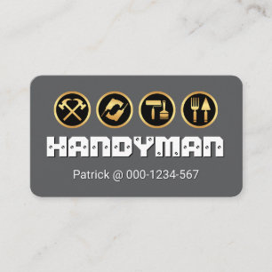 Cartão De Visita Ferramentas Criativas de HANDYMAN