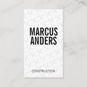 Cartão De Visita Ferramentas de hardware