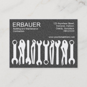 Cartão De Visita Ferramentas do Comércio (Chubby) - Texto das Cinza