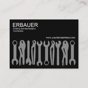 Cartão De Visita Ferramentas do Comércio (Chubby v2) - Preto