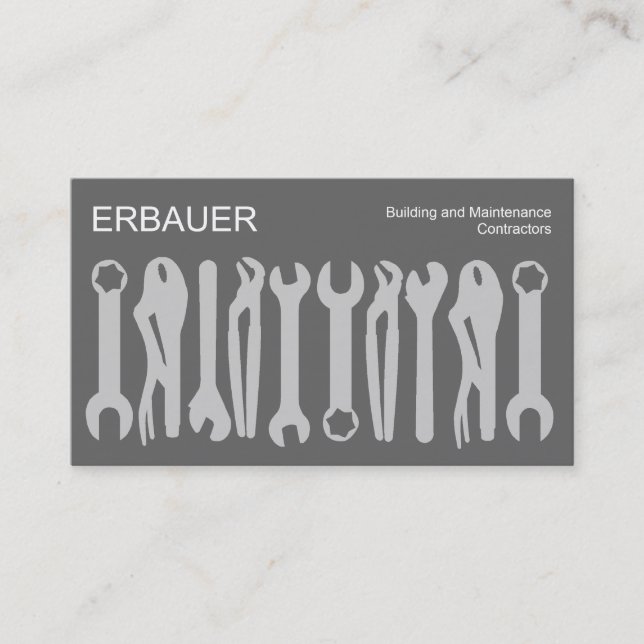 Cartão De Visita Ferramentas do Comércio - Sombras das Cinzas (Frente)