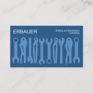 Cartão De Visita Ferramentas do Comércio - Sombras de Azul