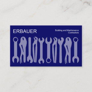 Cartão De Visita Ferramentas do Comércio - Sombras de Azul