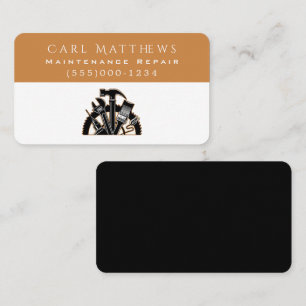 Cartão De Visita Ferramentas Serviço de Reparo de Manutenção do Man