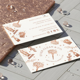 Cartão De Visita Ferramentas/Suprimentos profissionais de limpeza d