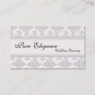 Cartão de visita filigrana do damasco do