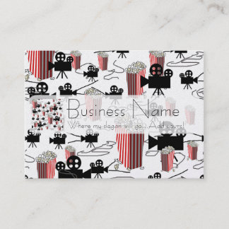 Cartão De Visita Filme com pipoca