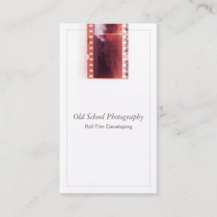 Cartão De Visita Filme de Câmara Fotográfica legal Vintage