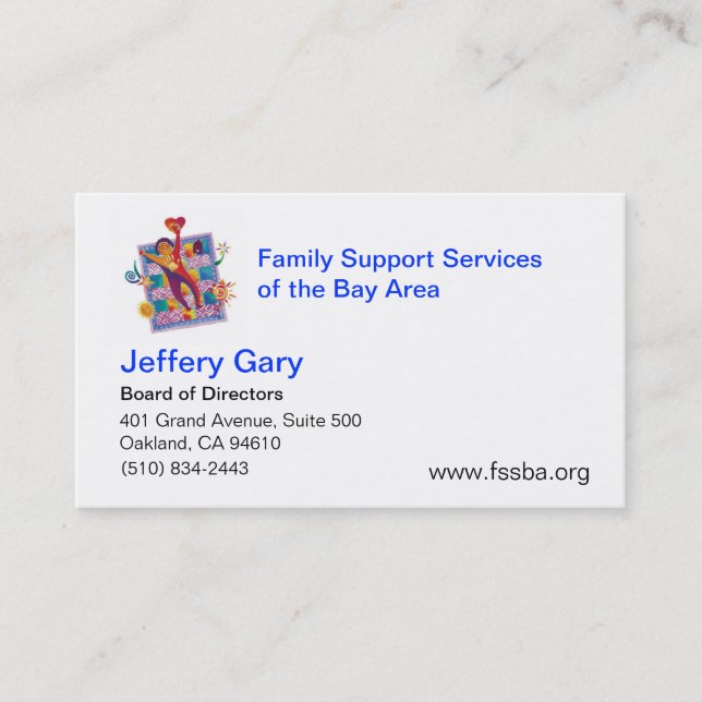 Cartão De Visita FINAL de Jeffery Gary (Frente)