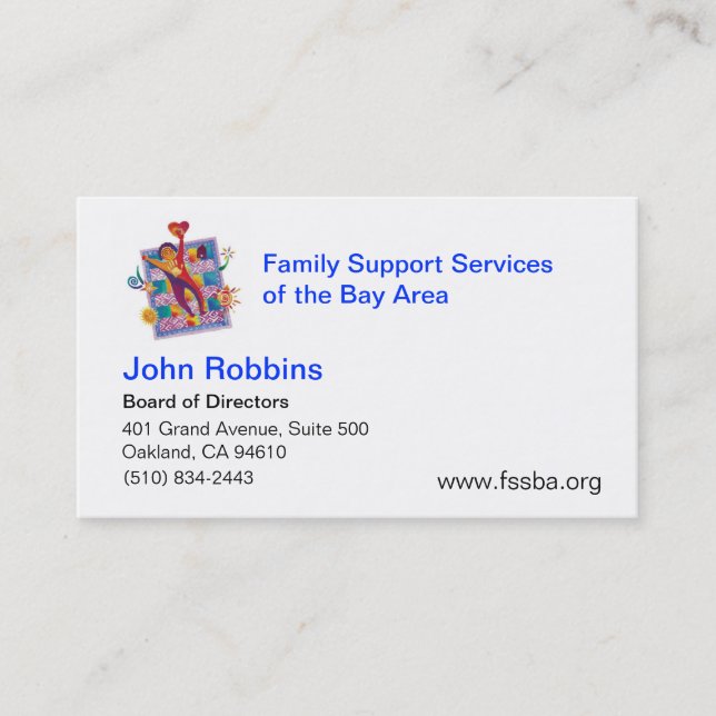 Cartão De Visita FINAL de John Robbins (Frente)