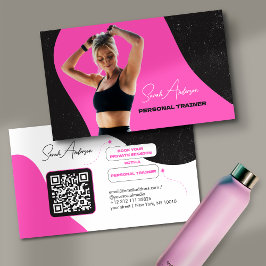 Cartão De Visita Fitness Personal Trainer Business Card