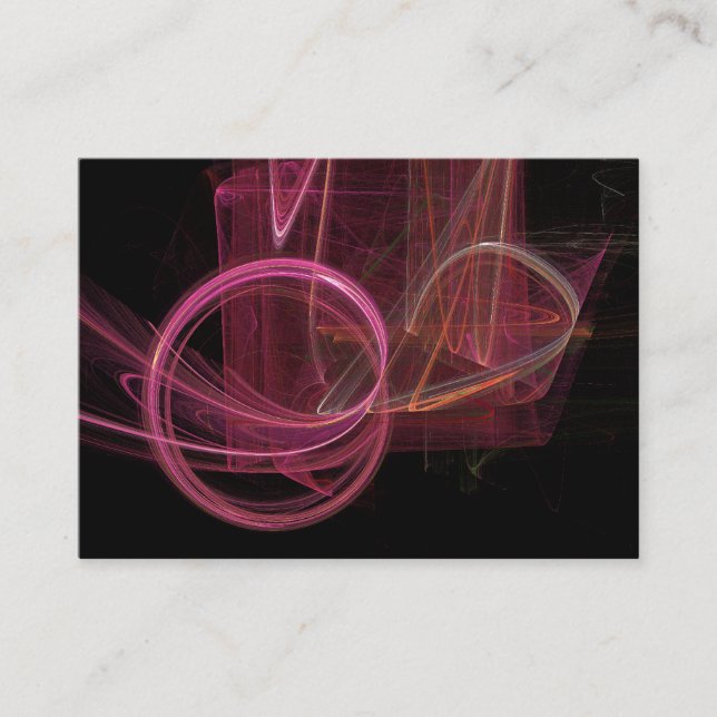 Cartão De Visita Flame Fractal 01 (Frente)