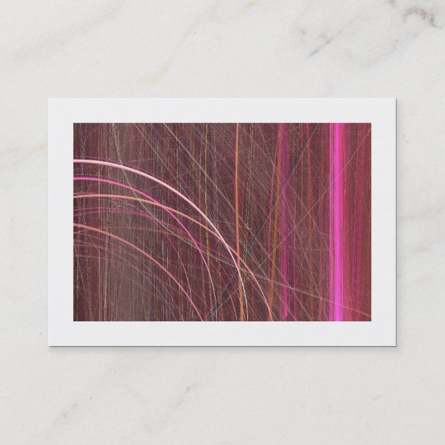 Cartão De Visita Flame Fractal 02 (bordado) (Frente)