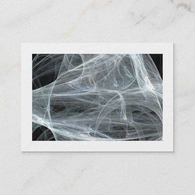 Cartão De Visita Flame Fractal 04 (bordado) (Frente)