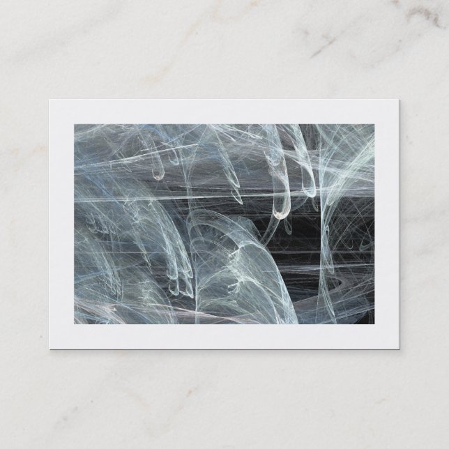 Cartão De Visita Flame Fractal 05 (bordado) (Frente)