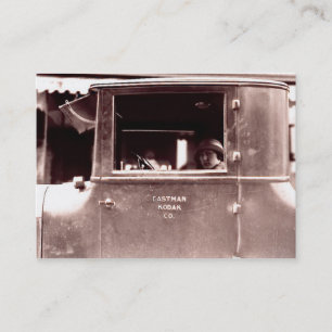 Cartão De Visita Flapper nos anos 20 rujir de Lizzie da lata