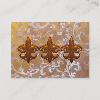 Cartão De Visita FLEURS RÉGIO: PRATA e OURO IMPRESSIONANTES