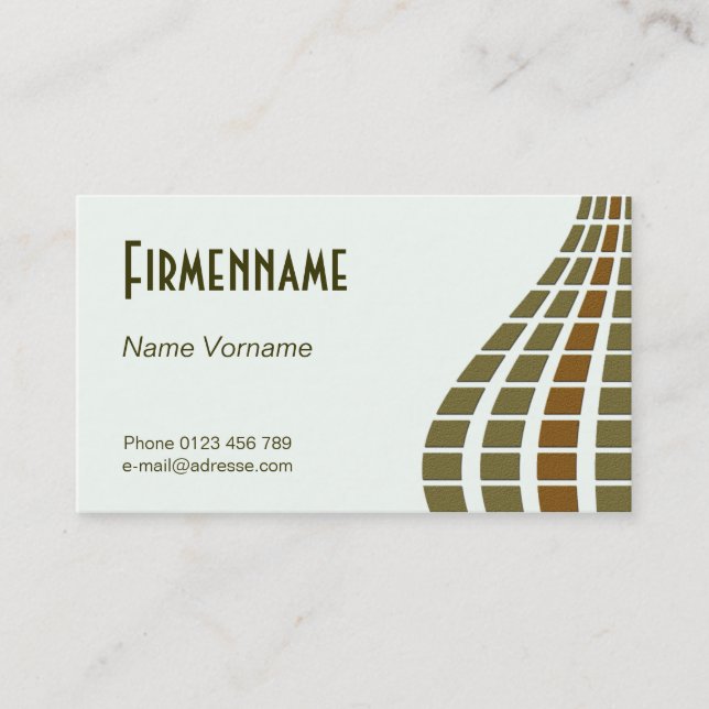 Cartão De Visita fliesenbetrieb (Frente)