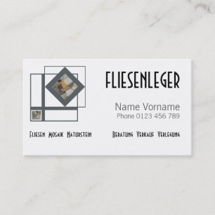 Cartão De Visita fliesenleger