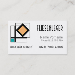 Cartão De Visita fliesenleger