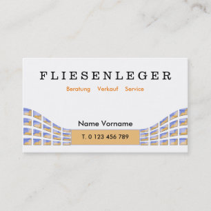 Cartão De Visita fliesenleger