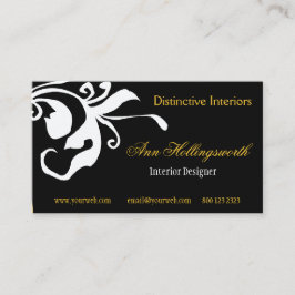 Cartão De Visita Flor a frio Primavera de verão