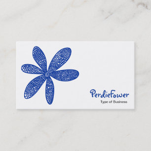 Cartão De Visita Flor Bonita - Azul Marinho 003399
