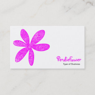 Cartão De Visita Flor bonito - Magenta