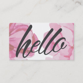 Cartão De Visita Flor Comprado