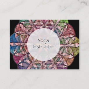 Cartão De Visita Flor da arte da aguarela da vida