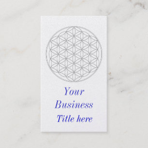 Cartão De Visita flor da vida