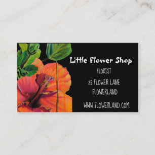 Cartão De Visita Flor florista Compra moderno negócio de flores