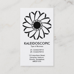 Cartão De Visita Flor Geométrico 01