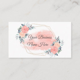 Cartão De Visita floral
