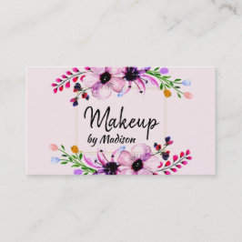 Cartão De Visita Floral