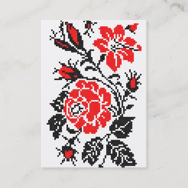 CARTÃO DE VISITA FLORAL (Frente)