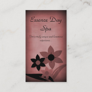 Cartão de visita floral do Grunge, Cabernet