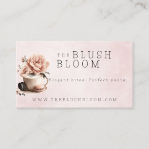 Cartão de visita floral para panificação/Compradas