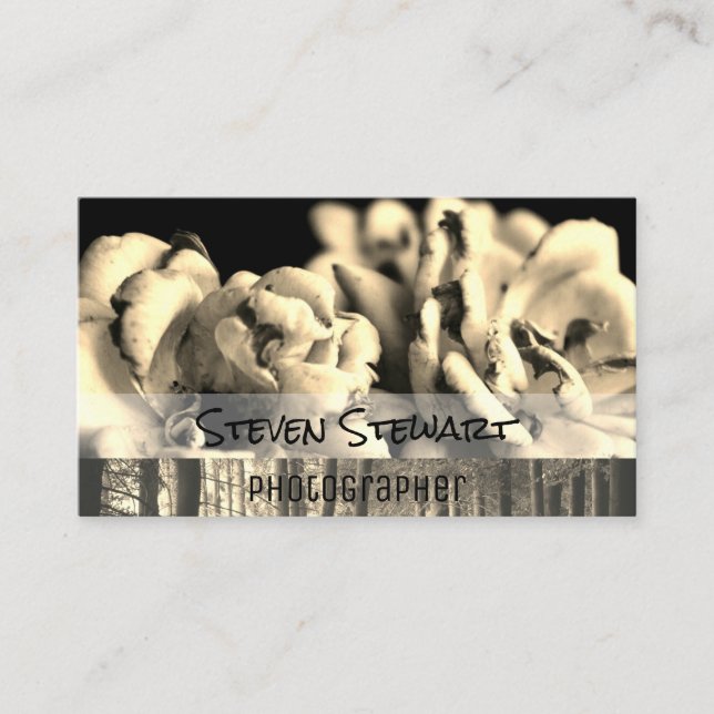 Cartão De Visita Flores | Árvores | Fotografia ao ar livre (Frente)